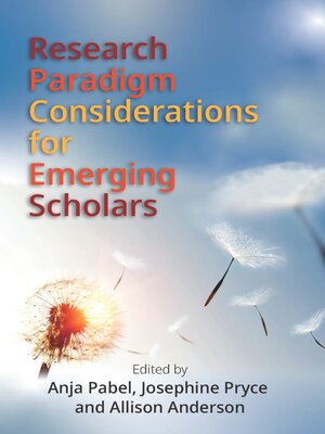 cover image of Research Paradigm Considerations for Emerging Scholars